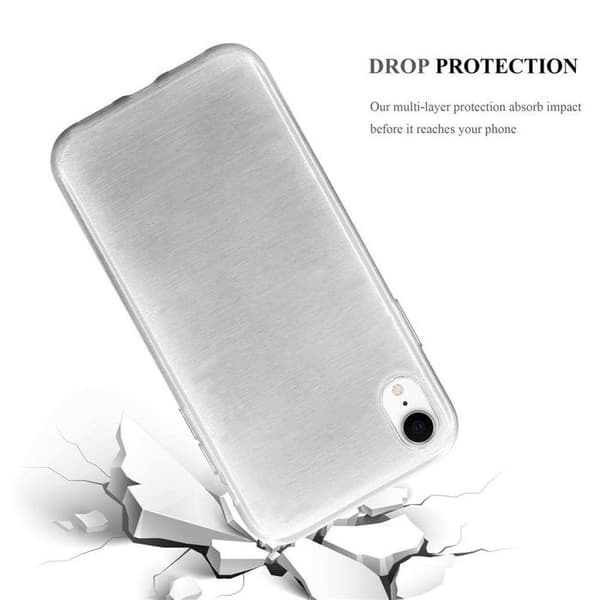 iPhone XR SILVER Skal Stötskydd Grå