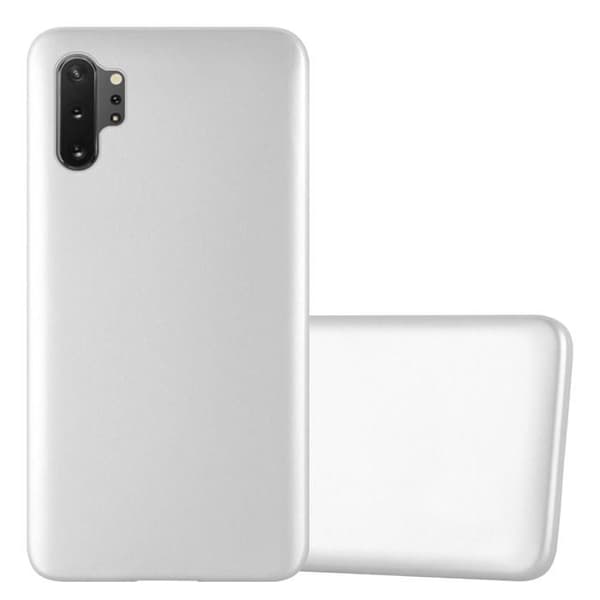 Skyddsfodral för Samsung Galaxy NOTE 10 PLUS Skyddsfodral i MATTSILVER Metallic Design Grå