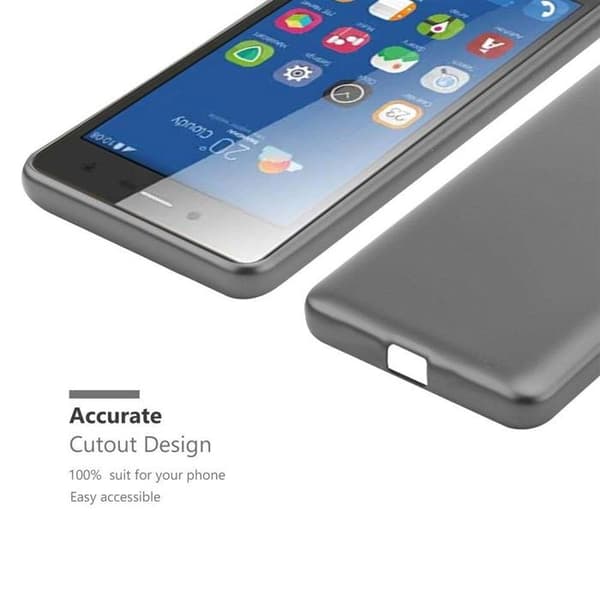 Skyddsskal för ZTE Blade L7 Skyddsskal i MATTS GRÅ METALLISK Design Grå