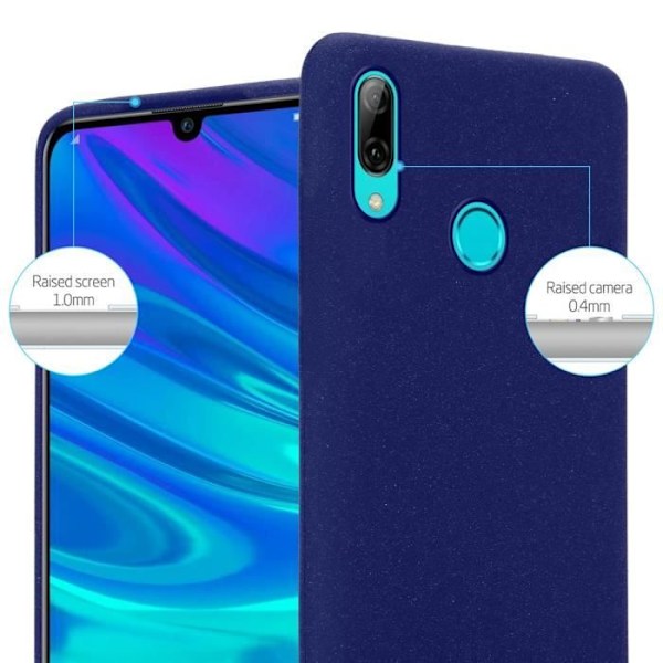 Coque - CADORABO - Honor 10 LITE / Huawei P SMART 2019 - Silikon TPU - Stötskydd - Tunn design Frost mörkblå