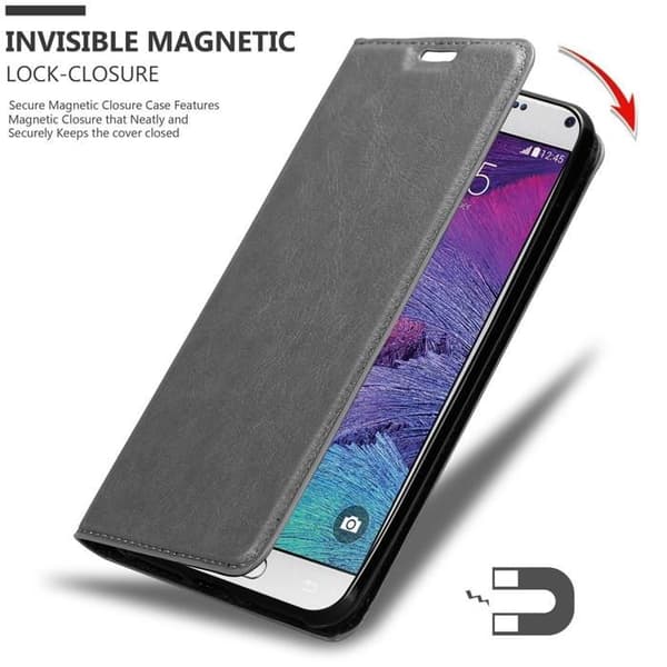 Fodral för Samsung Galaxy NOTE 4 Skal i TITAN GRÅ Grå