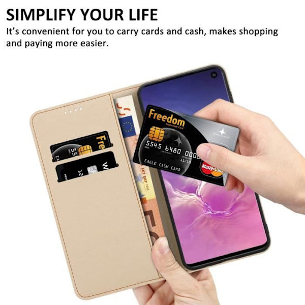 Fodral till Samsung Galaxy S10 PLUS Fodral i regn av blommor nr 6 Fodral Skydd Magnetisk stängning Plånbok Vägg