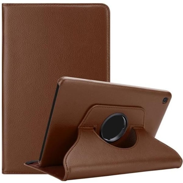 Skyddsfodral - Cadorabo - Samsung Galaxy Tab S5e - Brun - Integrerat stativ - Syntetisk läder kastanj