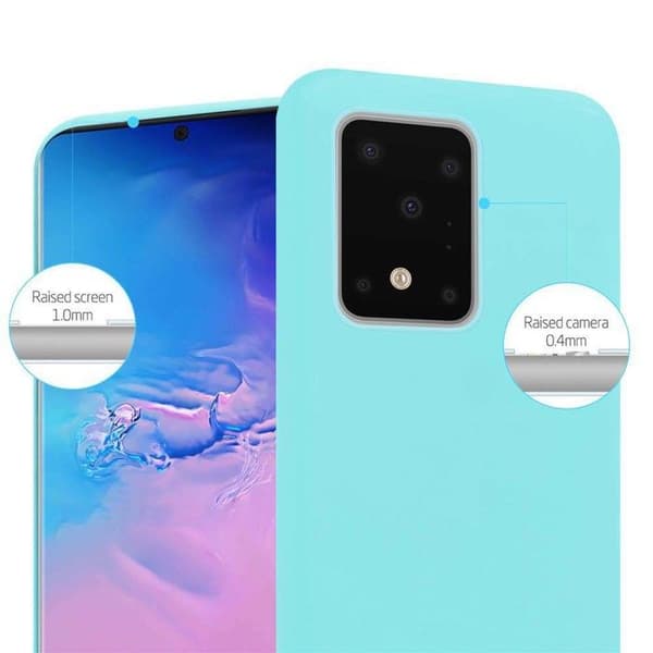 Skyddsfodral för Samsung Galaxy S20 ULTRA CANDY BLÅ Stötabsorberande Silikon Blå