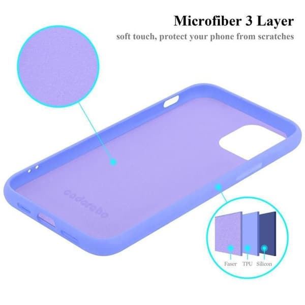 Skal för iPhone 13 Stötabsorberande i LIQUID LIGHT PURPLE Violett