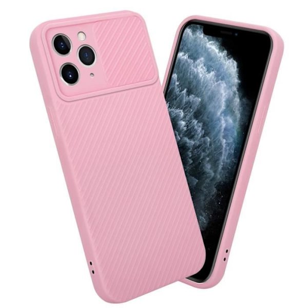Hölster för iPhone 11 PRO MAX - CADORABO - Sockerrosa - Silikon TPU - Kameraskydd - Flexibel Godisrosa