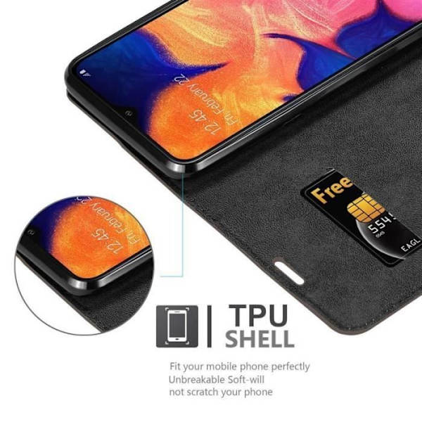 Cadorabo Fodral för Samsung Galaxy A10 i KAFFEBRUNT