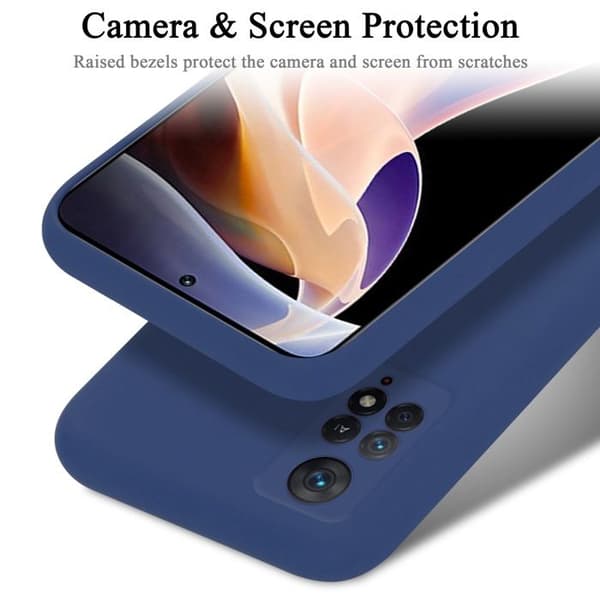 Skyddsskal för Xiaomi RedMi NOTE 11 PRO 4G / 5G Stötbeständig i LIQUID BLUE Blå
