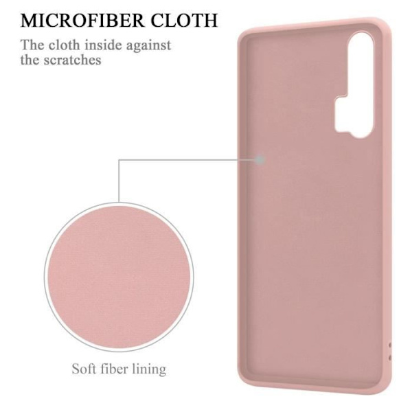 Etui för Honor 20 PRO - CADORABO - Silicone TPU - Mjuk skydd - Tunn design - Färg Rosa Rosa