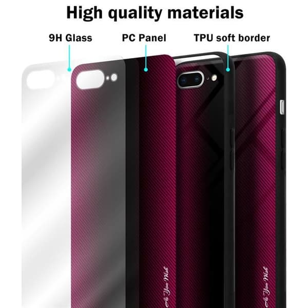 Skal för iPhone 7 PLUS / 7S PLUS / 8 PLUS CRAMIN ROSA Stötabsorberande skydd Ros