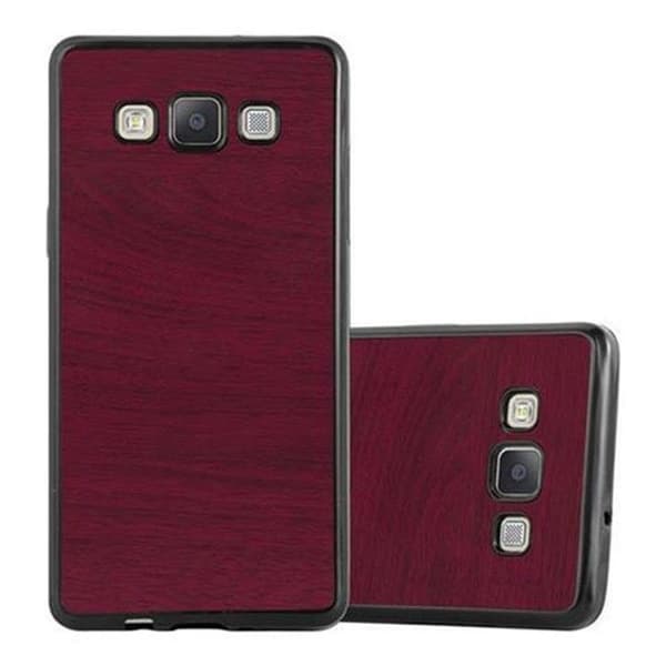 Skydd för Samsung Galaxy A3 2015 TRÄ RÖD Trädesign Röd