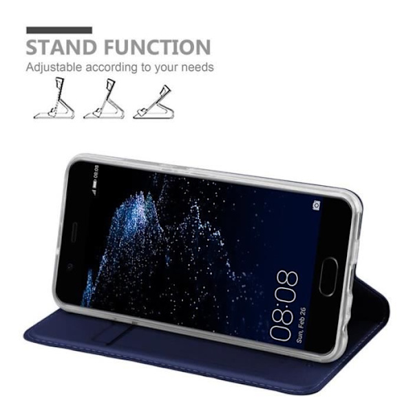 Cadorabo Fodral till Huawei P10 i KLASSIG MÖRKBLÅT