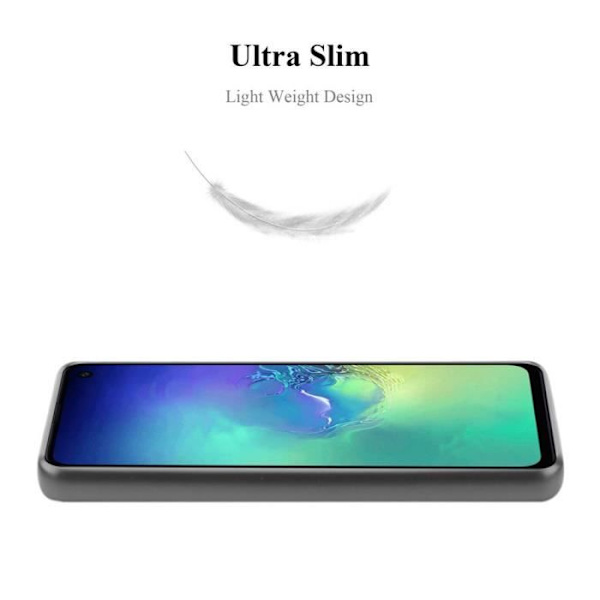 Coque - CADORABO - Samsung Galaxy S10e - METALLISK GRÅ - Silikon TPU - Stötskydd METALLISK GRÅ