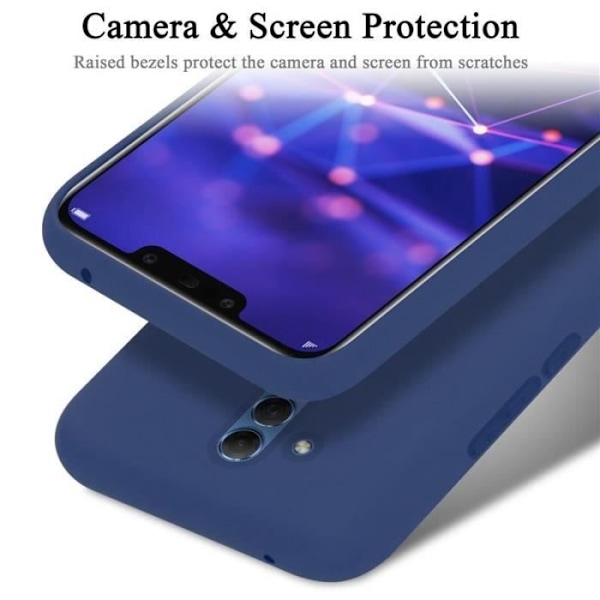 Telefonfodral - CADORABO - Huawei MATE 20 Lite - Silikon TPU - Optimal skydd - Tunn och lätt design Blå