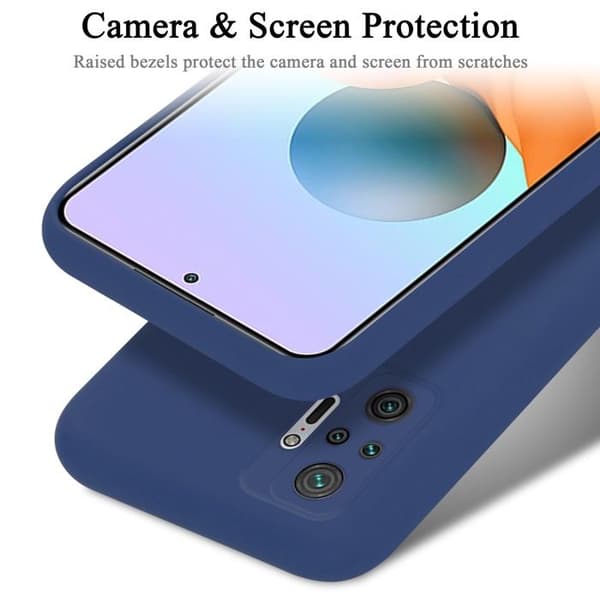 Skyddsskal för Xiaomi RedMi NOTE 10 PRO Stötabsorberande i LIQUID BLUE Blå