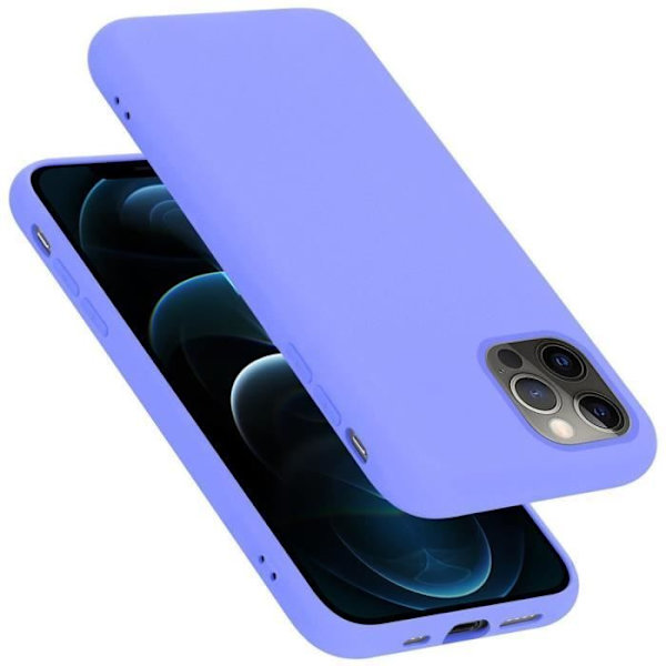 Fodral till Apple iPhone 13 Skal i LIQUID LIGHT LILA Fodral Skal Skydd i silikon TPU mobiltelefon