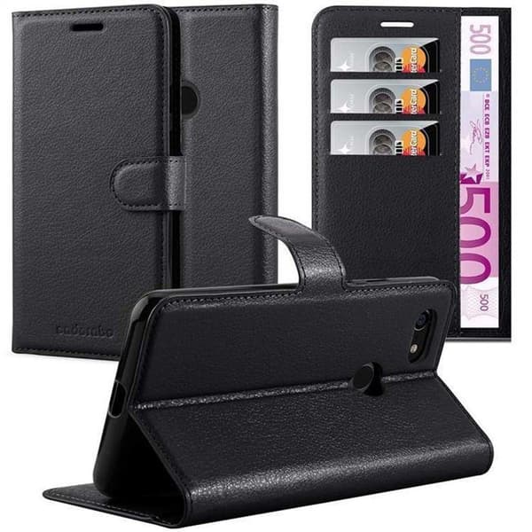 Etui för Google PIXEL 3 i JET BLACK Svart