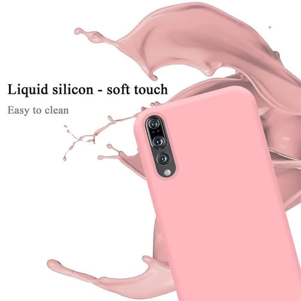 Skyddsskal för Huawei P20 PRO / P20 PLUS Stötabsorberande i LIQUID PINK Ros