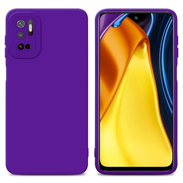 Coque för Xiaomi RedMi NOTE 10 5G / POCO M3 PRO 5G i FLUID DJUP LILA Mjukvara Etui Case Cover i TPU-flexibel Skydd Lila
