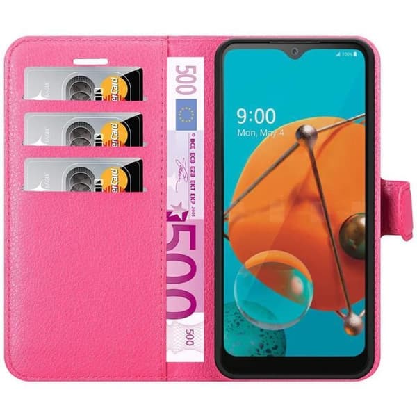 Etui för LG KQ51 i SOCKERSÖT ROSA Ros
