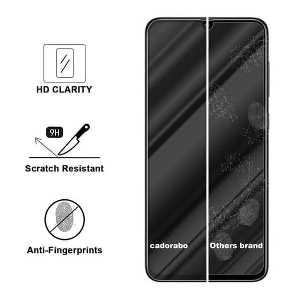 Helt härdat skärmskydd för Samsung Galaxy A70 / A70s Svart