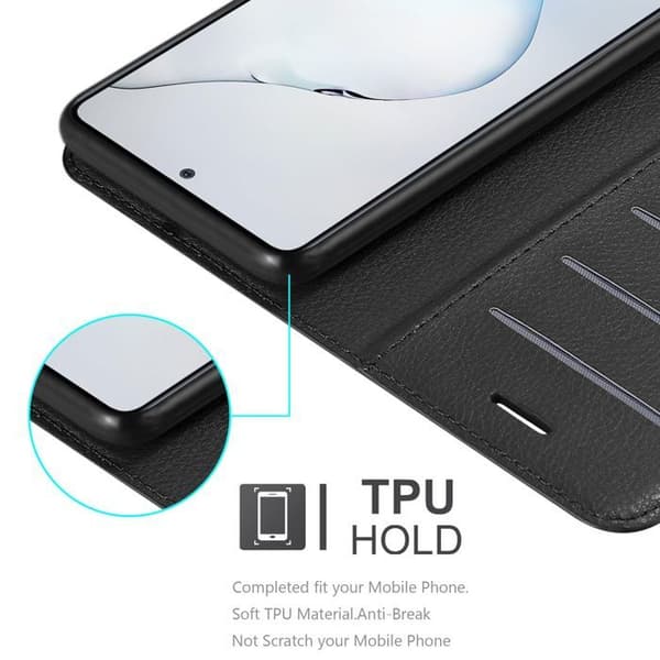 Etui för Samsung Galaxy A81 / NOTE 10 LITE / M60s i JET BLACK Svart