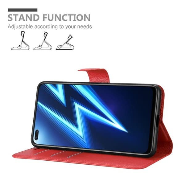 Etui för Realme 6 PRO i KIRSCHRÖD Röd