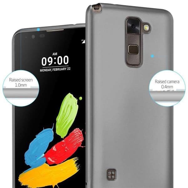 Skyddsfodral för LG STYLUS 2 Skyddsfodral i MATTE DESIGN i METALLIC GRÅ Grå