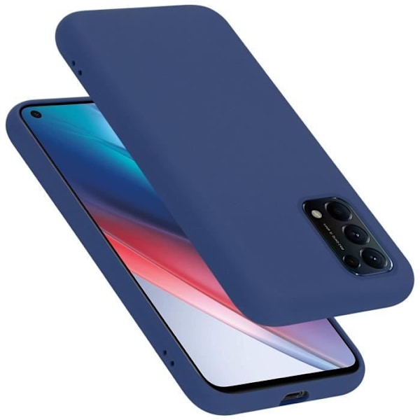 Coque - CADORABO - FIND X3 LITE - LIQUID BLUE - Silikon TPU - Stötskydd VÄTSKA BLÅ