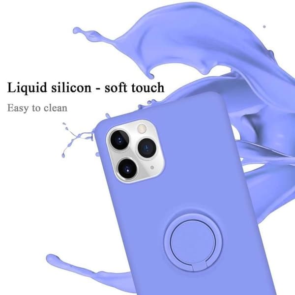 Skal för iPhone 11 PRO MAX i LIQUID LIGHT PURPLE Stötskydd Violett