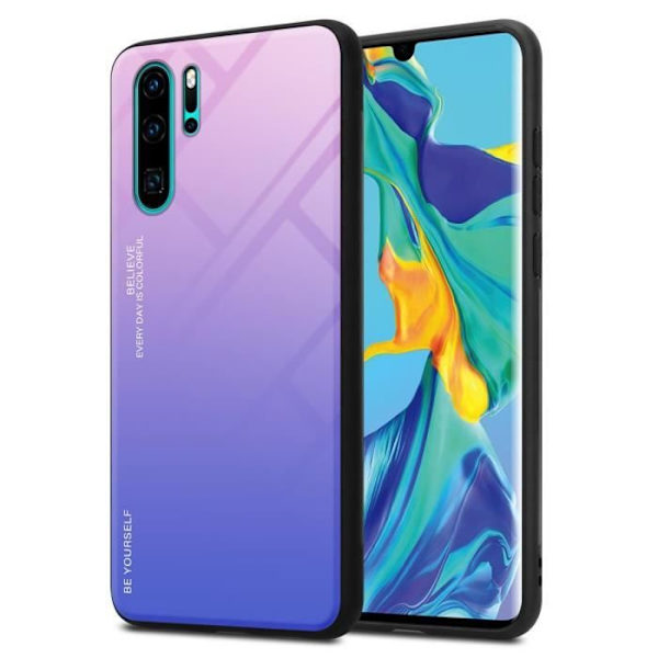 Fodral till Huawei P30 PRO Skal i ROSA - BLÅT Fodral Skyddsskydd i två färger TPU ROSA, BLÅ