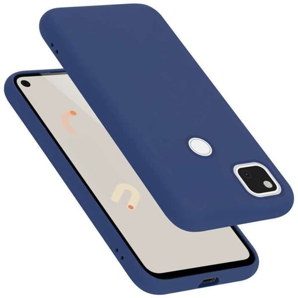 Skyddsskal för Google PIXEL 4A 5G Stötabsorberande i LIQUID BLUE Blå