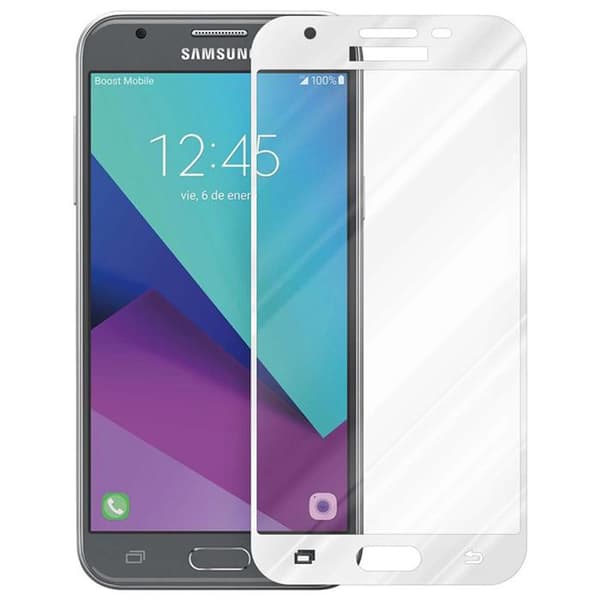 Helt härdat skärmskydd för Samsung Galaxy J3 2017 Vit