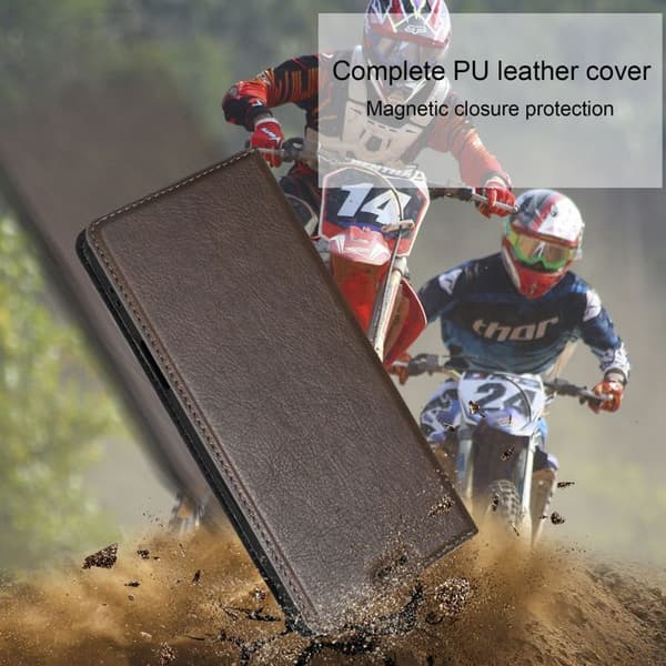 Etui för iPhone 16 PRO MAX Fodral i MÖRKBROWN brun