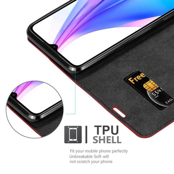Fodral för Xiaomi RedMi NOTE 8T Skal i ÄPPLE RÖD Röd