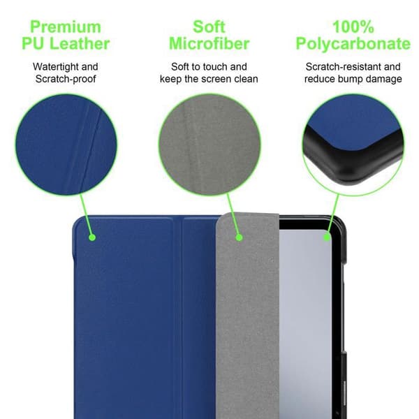 Fodral för OnePlus Pad 2 Etui i MÖRKBLAU JERSEY Skydd Hölje Stötsäker Blå