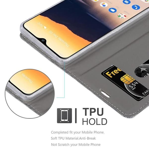 Skyddsfodral för Nokia 2.3 i LJUST GRÅBRUN Stötskyddande Etui Grå