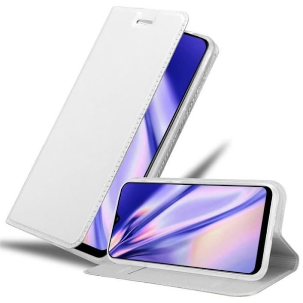 Cadorabo fodral till Samsung Galaxy A30S - i grått - Skydd med magnetlås