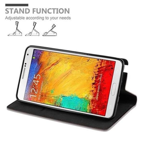 Etui för Samsung Galaxy NOTE 3 Fodral i MÖRK BRUN brun