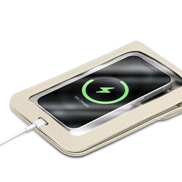 Axelväska för iPhone 17 i VIT fodral Vit