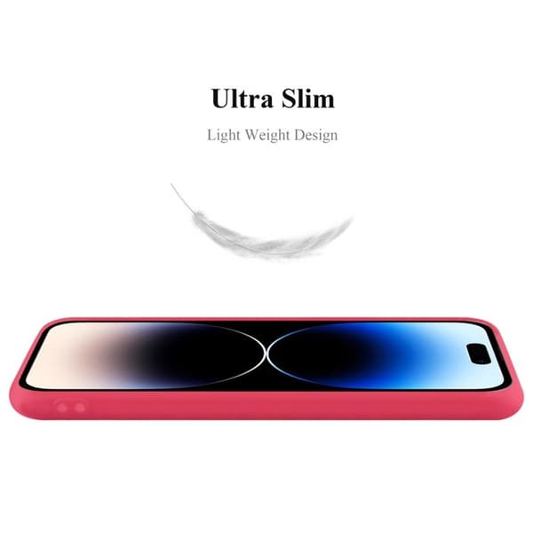 iPhone 14 PRO MAX CANDY RÖD Skal Stötskydd Silikon Röd