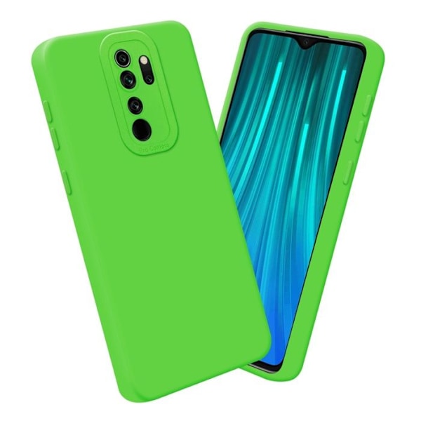 Coque för Xiaomi RedMi NOTE 8 PRO i FLUID GRÖN Hållare Etui Case Cover i flexibelt TPU-silikonskydd Grön