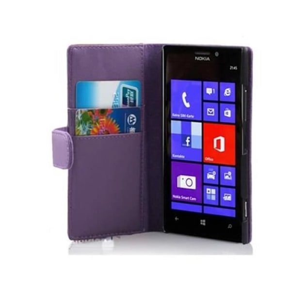 Fodral till Nokia Lumia 925 Fodral i ORCHID LILA Fodral Skydd Plånbok Plånbok Orkidévioler