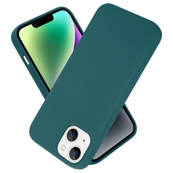 Skal för iPhone 14 PLUS Stötabsorberande i LIQUID GREEN Grön