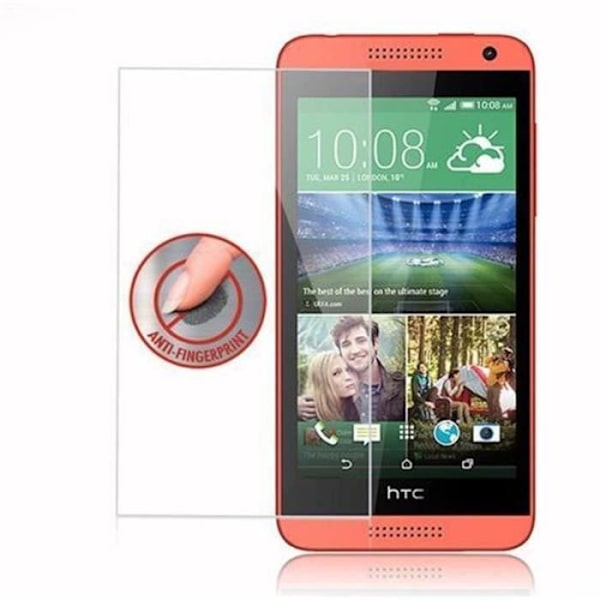 Cadorabo skärmskydd för HTC DESIRE 610 0,3 mm rundade hörn härdat glas HÖG TRANSPARENS Transparent