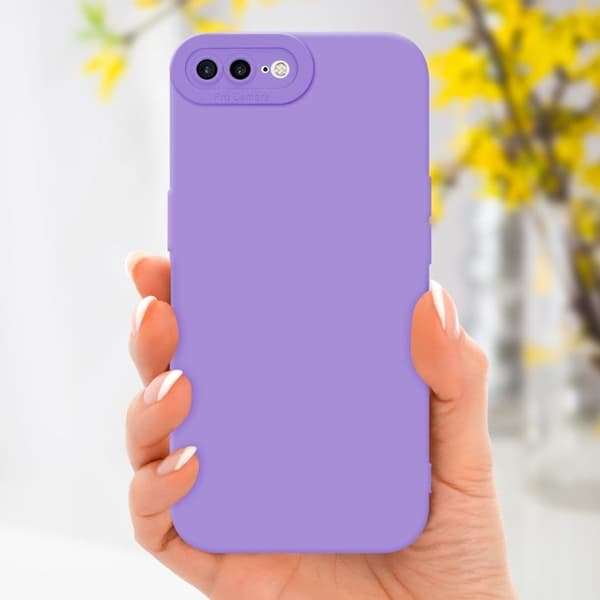 Skyddsfodral för iPhone 7 PLUS / 7S PLUS / 8 PLUS i LJUS VIOLETT, Stötsäker skyddsfodral Violett