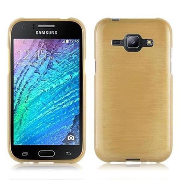 Skyddsfodral för Samsung Galaxy J1 2015 Guld Stöttålig Gul
