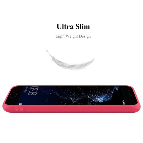 Skyddsskal för Huawei P10 CANDY RÖD Stötsäker Silikon Röd