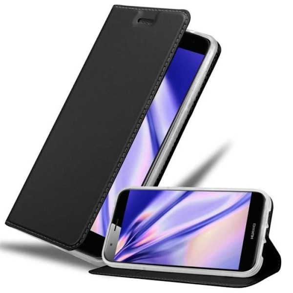 Cadorabo Fodral till Huawei G7 PLUS - G8 - GX8 i KLASSIG SVART