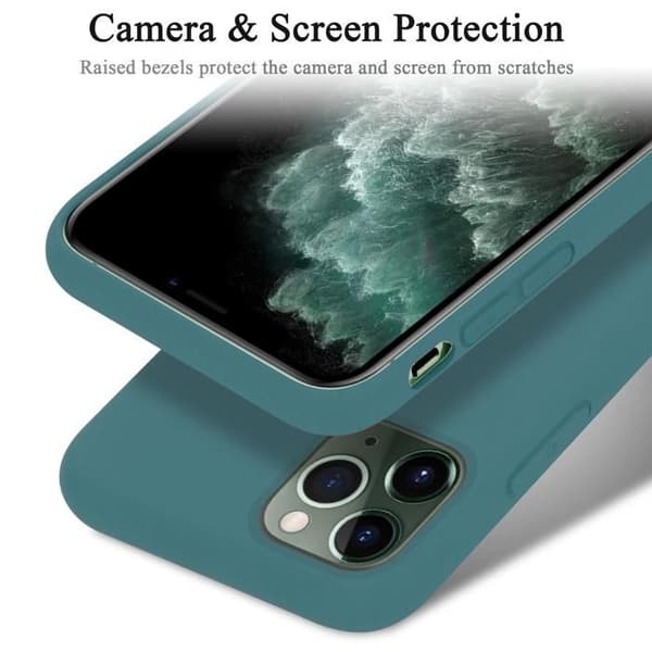 Skal för iPhone 11 PRO MAX Stötabsorberande i LIQUID GREEN Grön